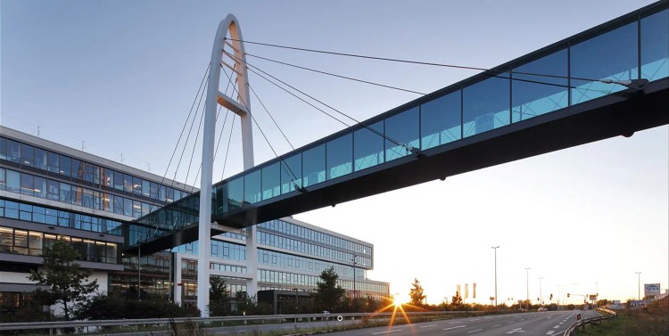 Suspension Cable Stayed Pedestrian Bridges
