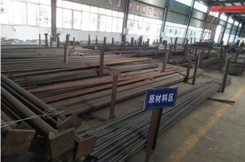 Dead End Tension Strain Towers | Overhead Line Power Transmission Lines: Storage of Raw materials ready for production