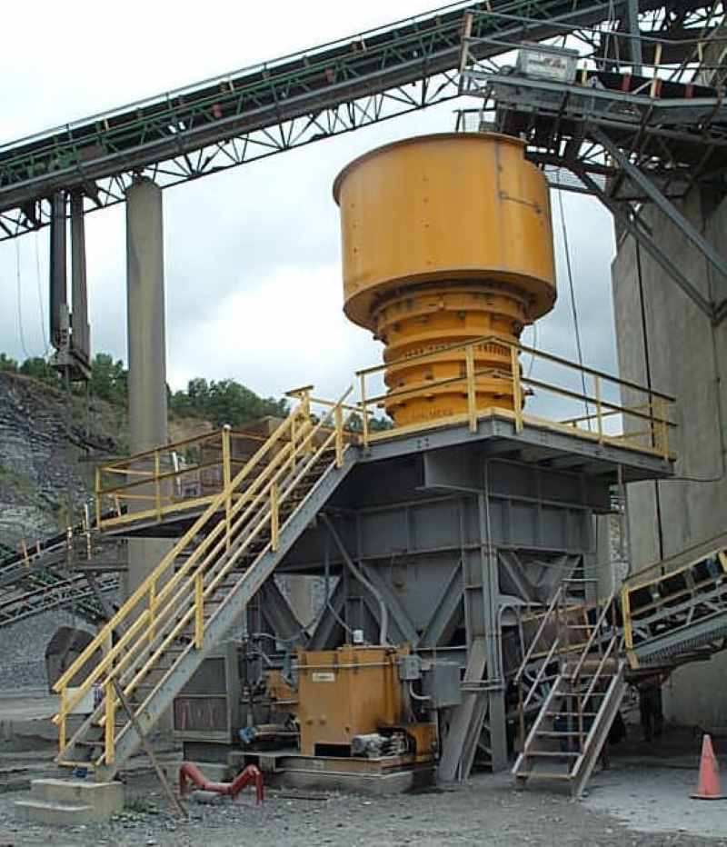 Secondary cone crusher station, Feed&Discharge Conveyor Steel Structures