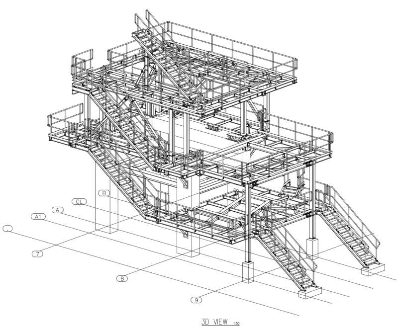 Screen Buildings and Screen Feed&Discharge Conveyors Steel Structures for Gold Mines
