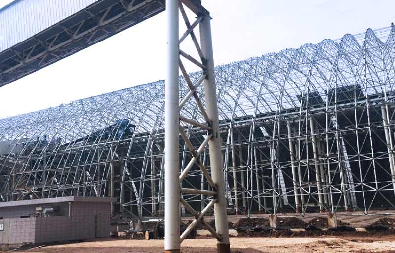 4 Material Shed Grid Node Truss double layer bolt ball