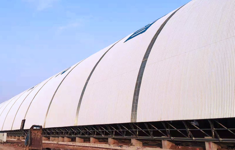 5 Cement plant prefabricated circular material yard