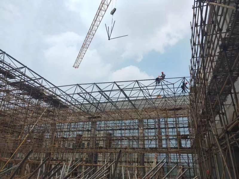 03 prefab pipe Truss Space Frames resort