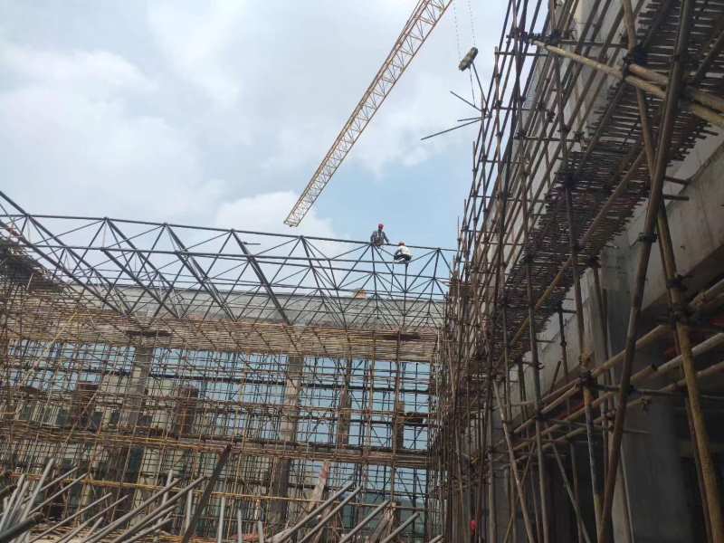 04 Irregular curved Truss Space Frames landscape corridor