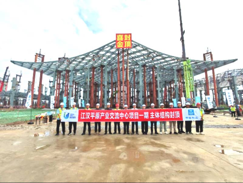 10 Top Roof main structure erection completion