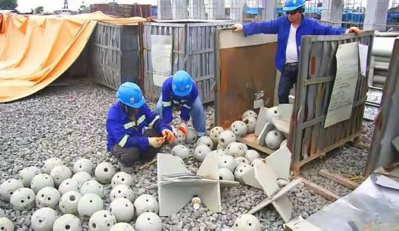 6 Marking Space Frame Truss Connection Sphere Numbers