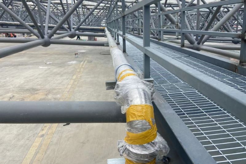 16 integrated lifting of electromechnical pipe supports