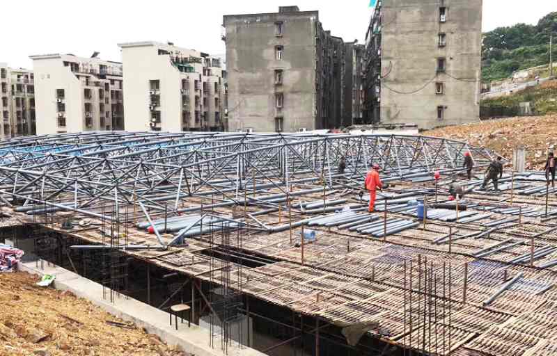 03 Zhoushan Swimming Pool Space Frame