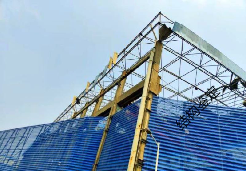 10 localized wind damage enclosure cladding structure