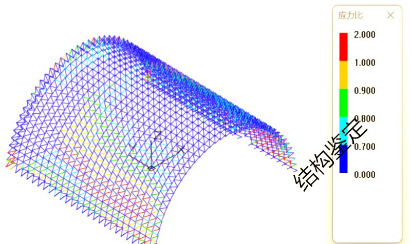 5 power plant dry coal shed structure calculation model result
