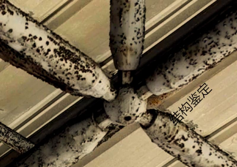 8 Perforation truss space frame bars severe Corrosion