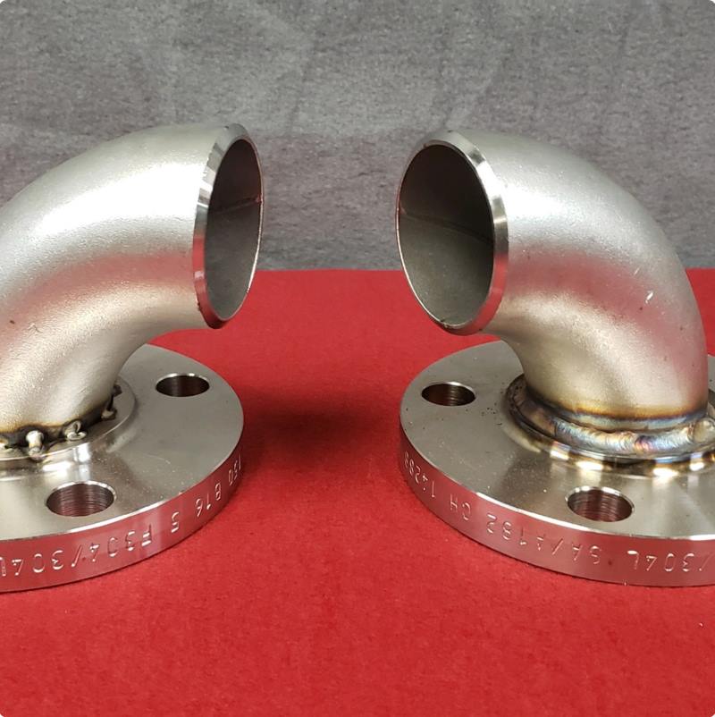 Fabricated Steel Pipes Elbows And Flanges Fittings ASME PSI Studs