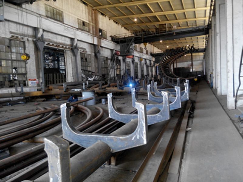 15 Roller coaster tracks alternating impact loads fatigue testing