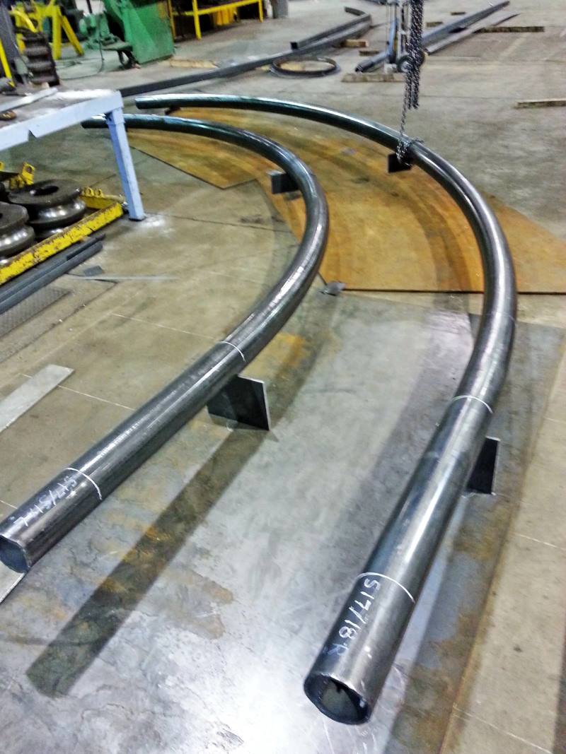 5 steel roller coaster fabrication 1st rolled steel pipes