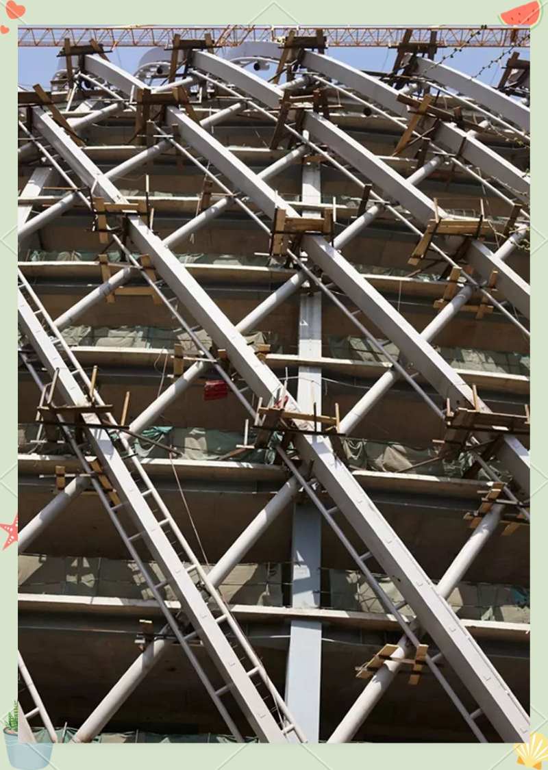 23 double curved structure ribs space structures