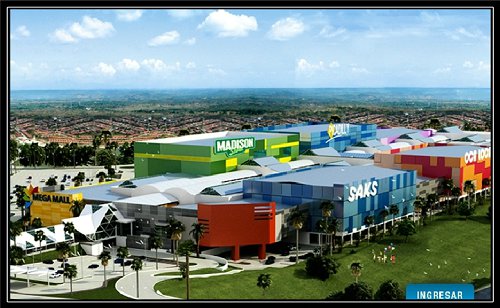 巴拿马杜库门大超购物商场钢结构工程一