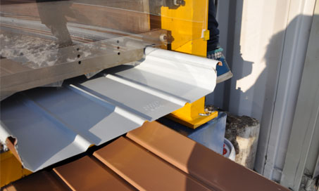 华屋钢构生产选用常规彩钢板板型
