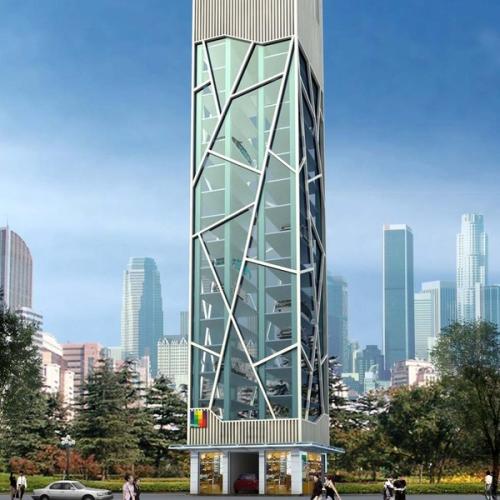Vertical three-dimensional parking tower equipment