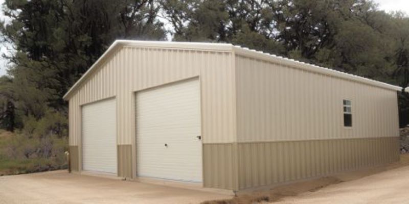 30x40 2-Bay Metal 2-car Garage with Shop | Custom Kit Buildings | ZHM Huawu Steel,China