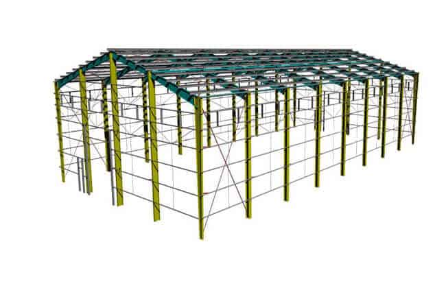 48x25m Steel Warehouse