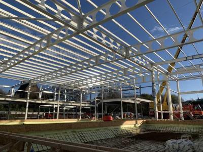 Leasure Center Building with Castellated H Beam Steel Frame ,UK | ZHM,China Manufacturer Factory Supplier