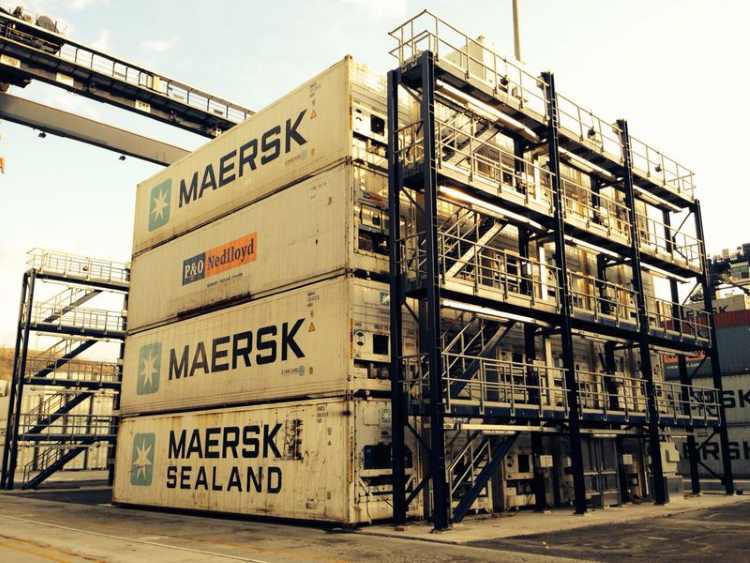 Cold Chain Reefer Gantry Rack Steel Structures and Electrical Substations,Panama Balboa | Made In China ZHM