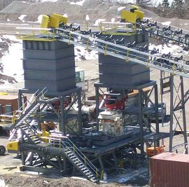 Dual Secondary Crushing Station with Dedicated Surge Bins&Feeders | ZHM Huawu Steel,China