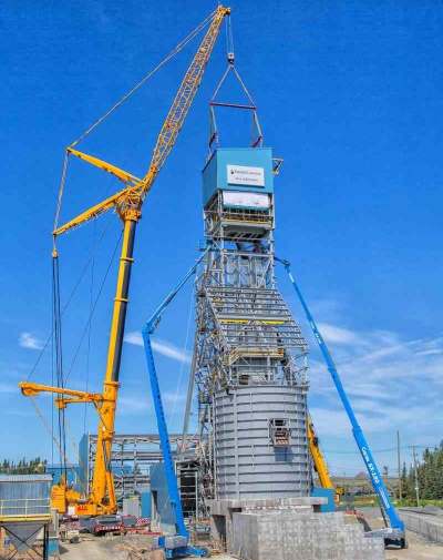 Canada Glencore Onaping Depth | Headworks Steel of Headframes at Upper End of Production Shaft