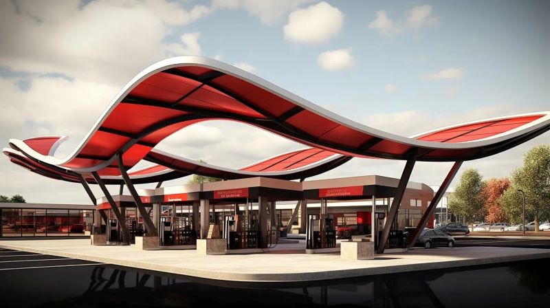 Features and Types of Gas Station Canopy Metal Buildings: Exploring Styles & Designs