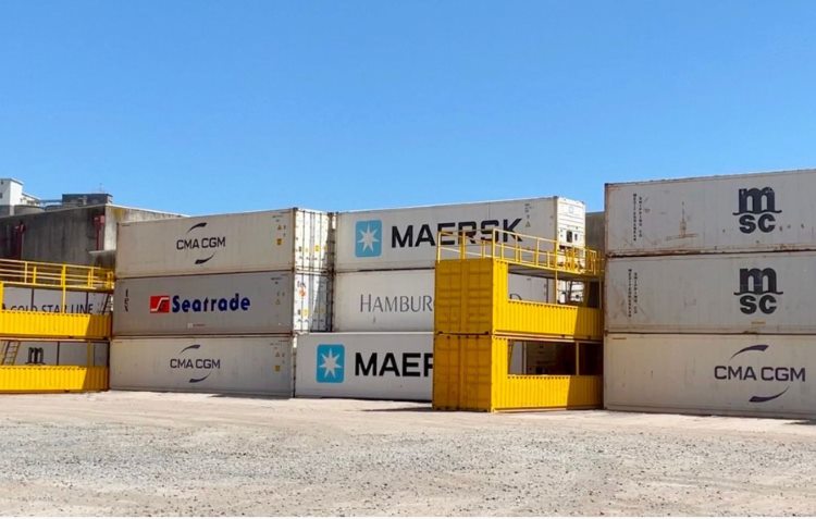 Innovative Multi-level Reefer Monitoring Gantry Built from Used Shipping Container | Made In China ZHM