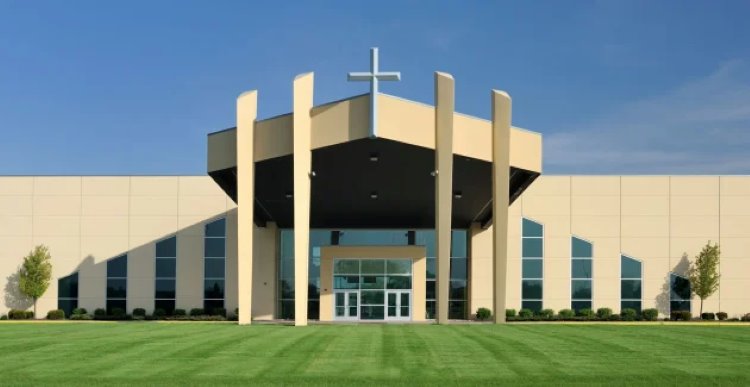 Modern Steel Worship House Building In Metal Steel Structure 