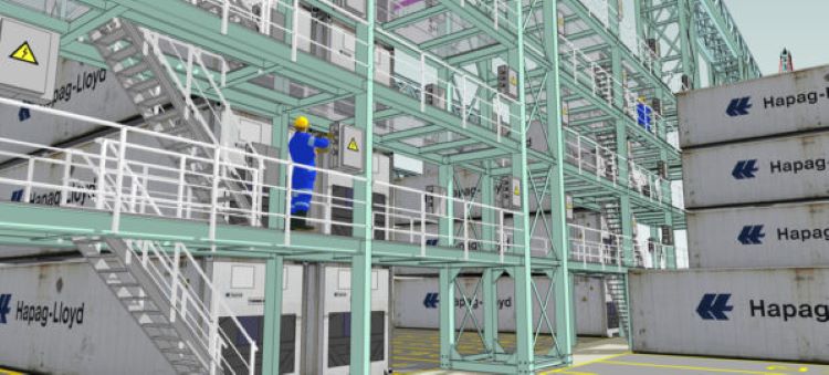 Reefer Stack Connection Rack Gantry Production and Construction | Made In China ZHM