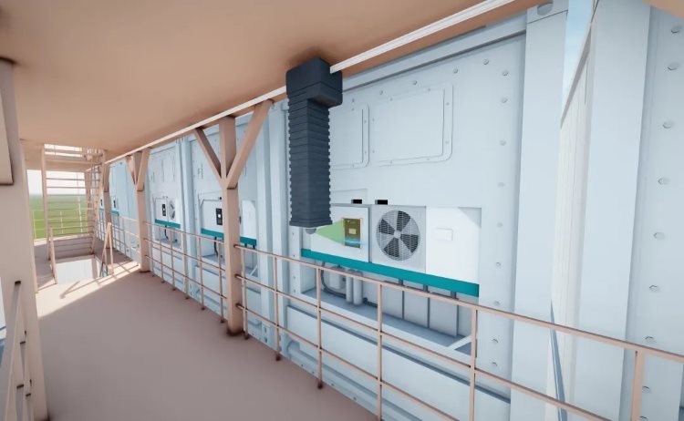 Reefer Storage Patrol Inspection Robat at ZHM Xiamen Haitian Therminal Yard | Reefer Rack | Made In China ZHM