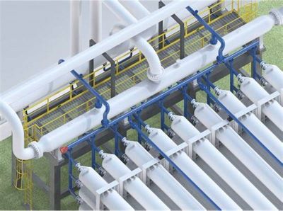 Sour Service Slug Catcher With isolated Sludge Manifold For Clean-out