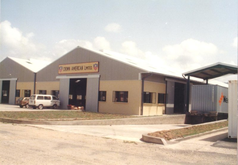 Textile Factory Prefab Steel Structure Building Crown America St Lucia