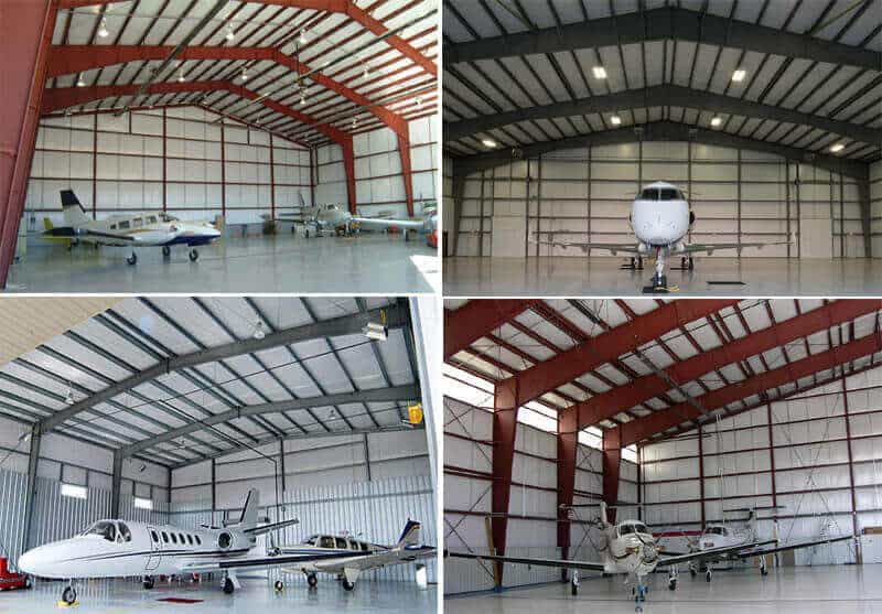 Why are the Aircraft Hangars Constructed with Steel Structure?
